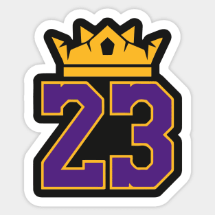 Lakers Basketball Sticker